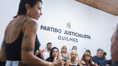 Mayra Mendoza baja línea en el PJ: “No es tiempo de internas, es tiempo de unidad”