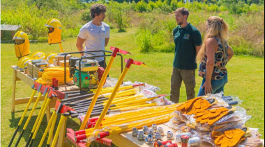 San Fernando envió una donación de equipamiento para los Bomberos de Chubut