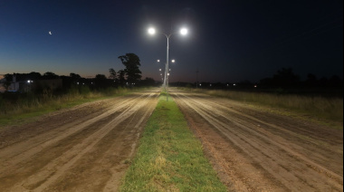 25 de Mayo: continúa a gran ritmo el Plan Director de Iluminación que lleva adelante el municipio