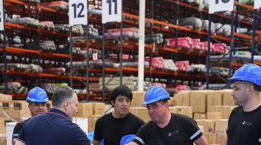 Esteban Echeverría: Gray visitó Área 54 y destacó el apoyo a empresas que generan empleo local