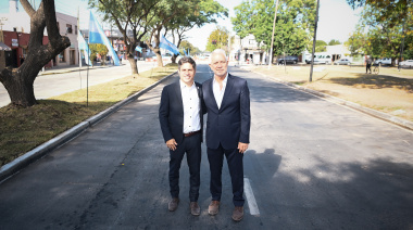 La Plata: Julio Alak y Axel Kicillof recorrieron las obras de la Avenida 60 en Los Hornos