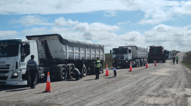 Olavarría: El Municipio refuerza los operativos de control al transporte de cargas mineras