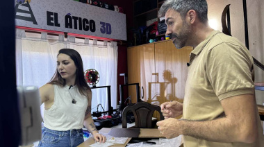 Junín impulsa la economía del conocimiento: Fiorini acompañó a una emprendedora tecnológica