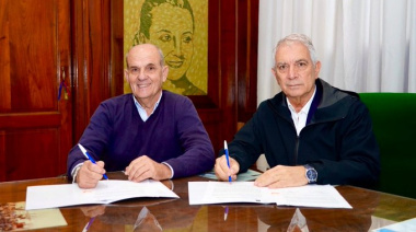 Alak y Zurro sellaron acuerdos de cooperación entre La Plata y Pehuajó