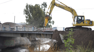 Bahía Blanca: La provincia avanza en la reconstrucción del canal Maldonado
