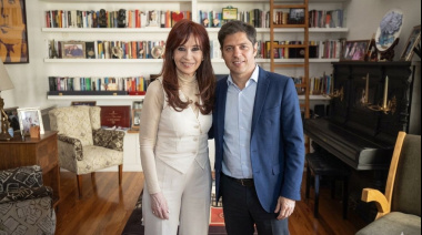 Cristina Fernández y Axel Kicillof: "La foto que no es"
