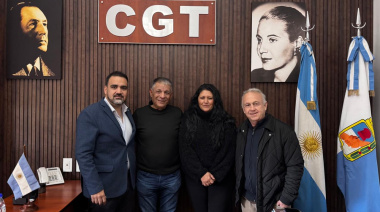 Fabián Luayza se reunió con Octavio Argüello en la CGT por la reforma laboral