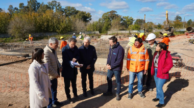La Plata: avanza la nueva bajada de la autopista en City Bell y mejora el acceso