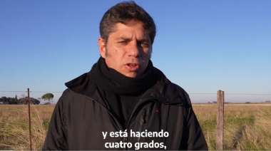 Kicillof pidió a los senadores nacionales que rechacen el proyecto que elimina las zonas frías