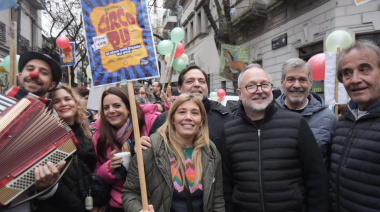 La militancia de Morón con Cristina Kirchner: El Circo Py llegó a San José 1111