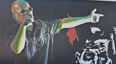Almirante Brown homenajea al Indio Solari con murales en Burzaco, Ministro Rivadavia y Longchamps