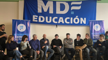 El MDF Educación se movió por la Cuarta: “Hay un camino alternativo a este gobierno de ignorantes”