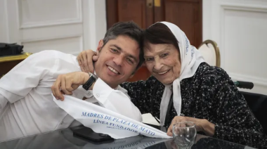 Kicillof despidió a Tati Almeida: "Siempre estaba cuando se la necesitaba"