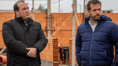 El intendente Recoulat recorrió obras: “Estamos haciendo un esfuerzo económico y financiero”