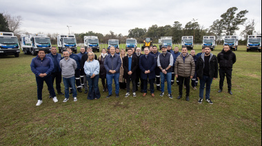 Almirante Brown suma nueva flota de camiones y maquinaria para reforzar la limpieza urbana