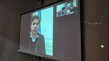 Kicillof en Zoom con pejotas entrerrianos no se olvidó de La Cámpora: “chiquitajes y miserias”