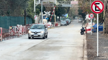 San Isidro: se habilitó el paso a nivel Treinta y Tres Orientales en Beccar