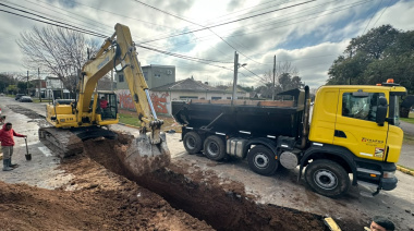 El Municipio de Almirante Brown avanza con una obra histórica que permitirá sanear más diez hectáreas