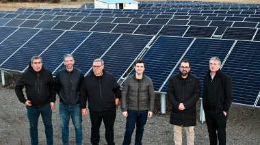 Chubut: Torres supervisó el avance del Parque Solar Fotovoltaico en Esquel