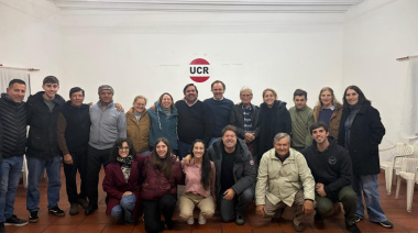 La UCR activa en la Quinta: Balbin y Garciarena mantuvieron encuentros con dirigentes distritales