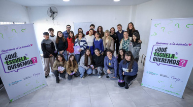 Mayra Mendoza encabezó un foro debate con estudiantes secundarios sobre el futuro de la educación pública
