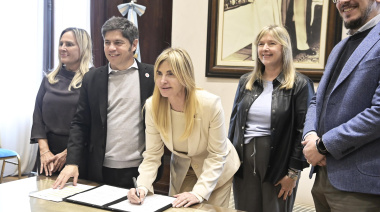 Fassi firmó un nuevo convenio para incorporar luminarias LED en Cañuelas