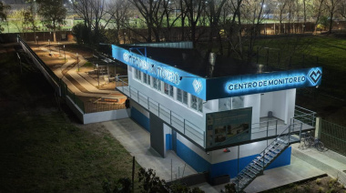Lanús gobierno inauguró el nuevo centro de monitoreo del parque central las colonias
