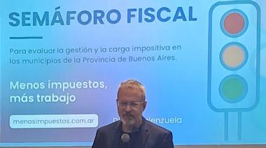 Valenzuela presentó el "Semáforo Fiscal" y llamó a los municipios a competir para bajar la carga tributaria