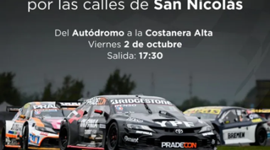 San Nicolás se prepara para recibir al Turismo Carretera con una caravana por la ciudad y 53 autos en pista