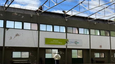 Magdalena: Renuevan el techo del polideportivo del CRIM con una inversión de $50 millones