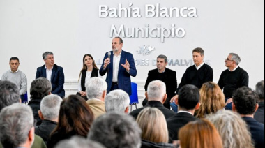 Bahía Blanca: Susbielles lanzó un programa para financiar obras de pavimento y veredas