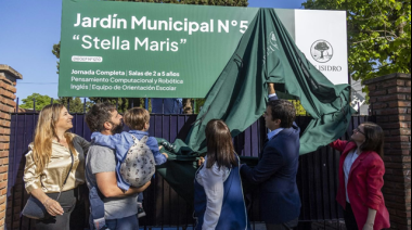 San Isidro abrió las preinscripciones para los jardines municipales y la Escuela Malvinas Argentinas