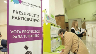 Vicente López entra en la recta final de la votación del Presupuesto Participativo