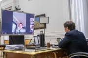 En tándem virtual: Kicillof y Wado aprobaron la construcción de un dique en el Valle bonaerense