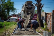 Quilmes: comenzaron las obras de mejora en la plaza ara San Juan-Paseo de la Lealtad