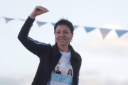 Con pilcha Adidas, Mayra Mendoza arrasó en Quilmes: ‘kirchnerismo más que nunca”