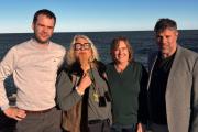 Carrió junto a López y Hourcade en la recorrida: “Nosotros no somos los extremos”