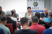 Quilmes: Mayra Mendoza dialogó con delegados del Sindica del Plástico