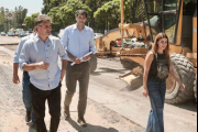 Pilar: Federico Achával recorrió y supervisó la obra de renovación de la Ruta 8