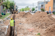 Olavarría: El Municipio avanza con la obra de construcción de la red de cloacas en los barrios