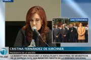 El día que el dueño de FATE, “contento”, le agradecía a CFK el apoyo del gobierno K a su empresa