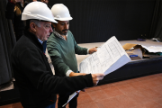Julio Zamora supervisó el auditorio de Ricardo Rojas: cómo avanza la obra