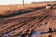 Salto: los fieles no pudieron marchar por San Cayetano porque la calle estaba intransitable