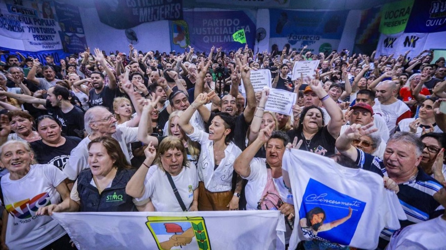 Quilmes: Mayra Mendoza presentó la Mesa Cristina Presidenta del PJ Nacional