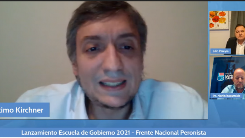 Máximo Kirchner: "Ellos no han procesado de buena manera la derrota electoral de 2019"